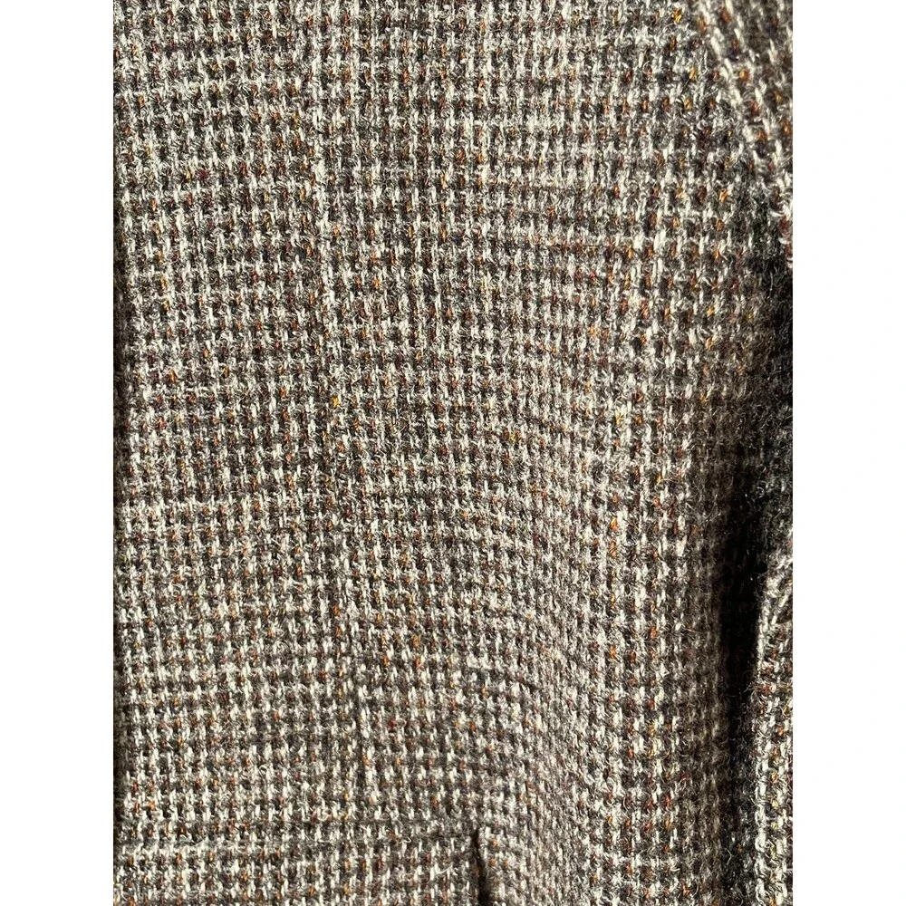 Vintage 80s Harris Tweed Sport Coat Size 40R Stafford Gray Wool Blazer Jacket